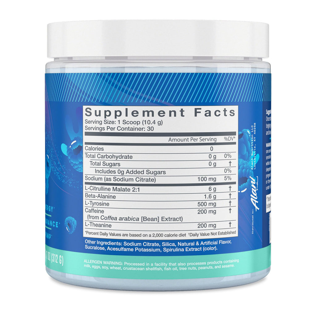 Alani Nu Pre Workout Powder Rainbow Candy, Amino Energy Boost, Endurance Supplement, Sugar Free, 200mg Caffeine, L-Theanine, Beta-Alanine, L-Citrulline, 30 Servings