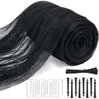 8 X 100 Ft Garden Netting, 5/8in Mesh Heavy Duty Bird Netting for Vegetable, Fruit Trees, Blueberry Bush Protection, Reusable Poultry Netting Against Birds, Deer, Rabbit and Cat, Chicken Coop Net