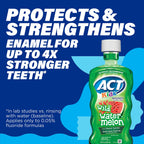 ACT Kids Anticavity Mouthwash, Wild Watermelon | Fluoride Rinse | Alcohol Free | 16.9 fl. oz. | Pack of 2