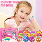 Unicorn Bath Bombs with Surprise Toys Inside for Kids Girls 3 4 5 6 7 8 Years Old Birthday Gift for Girls Bath Bombs with Surprise Jewelry Inside for Kids Toddler Girl Birthday Christmas Easter Gifts