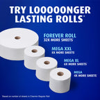 Charmin Toilet Paper Ultra Soft, Forever Roll Starter Kit, 1 Holder, 2 Rolls, 2-ply Bath Tissue