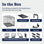 Midwest 24-Inch Single Door iCrate, for Small Breeds, 12-20 lbs