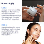 PCA SKIN ReBalance Sensitive Moisturizer for Face - ReBalance Daily Face Moisturizer for Dry Skin, Creamy, 2 Pack
