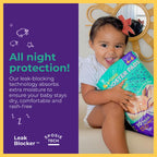 Sposie Overnight Diaper Booster Pads, Stop Diaper Leaks, Size 4-6, 30 Ct