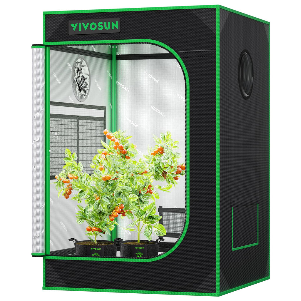 VIVOSUN S223 2x2 Grow Tent 24"x24"x36" Small Mylar Tent for Indoor Plants