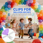 15 Pack Balloon Arch Clips, Large Clear Spring Clamps for Backdrop, 3.5'' Plastic Clips Supplies for Birthday Decoration Accessories Beach Towels Crafts Swimming Pool Photography Studios