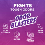 ARM & HAMMER Odor Blasters In-Wash Laundry Scent Booster, Eliminates Tough Odors, Fresh Burst Scent, 24 oz Bottle (Pack of 4)
