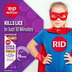 RID One & Done, Just One Application Head Lice Treatment, No Combing Required, Prescription Strength Ivermectin Lotion for Children & Adults, Eliminates Super Lice & Renders Eggs Non Viable