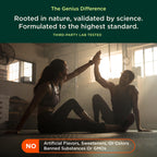 The Genius Brand Genius Consciousness - All-in-One Brain Health Supplement for Clarity - Supports Concentration, Creative Thinking, Energy & Memory - Powered by Nootropics - 15 Servings - Snow Cone