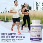 Nature's Nectar Anxiety and Stress Relief Supplements – Keep Calm Capsules with Ashwagandha, GABA, Magnesium & 5-HTP – Nervousness & Irritability Mood Supports Relaxation Lemon Balm 60 Filled Capsules