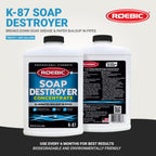 Roebic K-87 Liquid SGP Soap, Grease and Paper Digester with Bacteria, Eliminates Buildup in Pipes and Protects from Clogs, Treats 1500 Gallons, 32 fl oz Concentrate