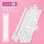 Nieteyrue Disposable Suppository Applicators Individually Wrapped Hygienic Fit to Size 00 Cap-sules and Many Shapes of Suppositories, Tablets Feminine Care Applicators from (20 Counts-new)