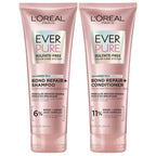 L'Oreal Paris Sulfate Free Bond Repair+ Shampoo and Conditioner, 13.6 Fl Oz