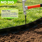 Aarcinhke Landscape Edging, 2IN x 100FT Plastic Garden Edging Borders