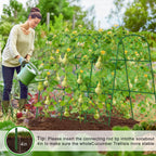 WLLEYAY Large U-Shape Cucumber Trellis for Raised Bed,49.2x49.2x23.6in