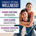 Alpha Flow (2 Pack) Liposomal Glutathione 1100mg – High Absorption Glutathione Supplement with Vitamin C, ALA & Phospholipid Complex – Liver Function, Skin & Immune Support – 240 Vegan Capsules