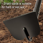 AgroPro Hoe Garden Tool, Heavy Duty Garden Hoe for Weeding, Metal Garden Hoe with Long Handle, 58 Inches