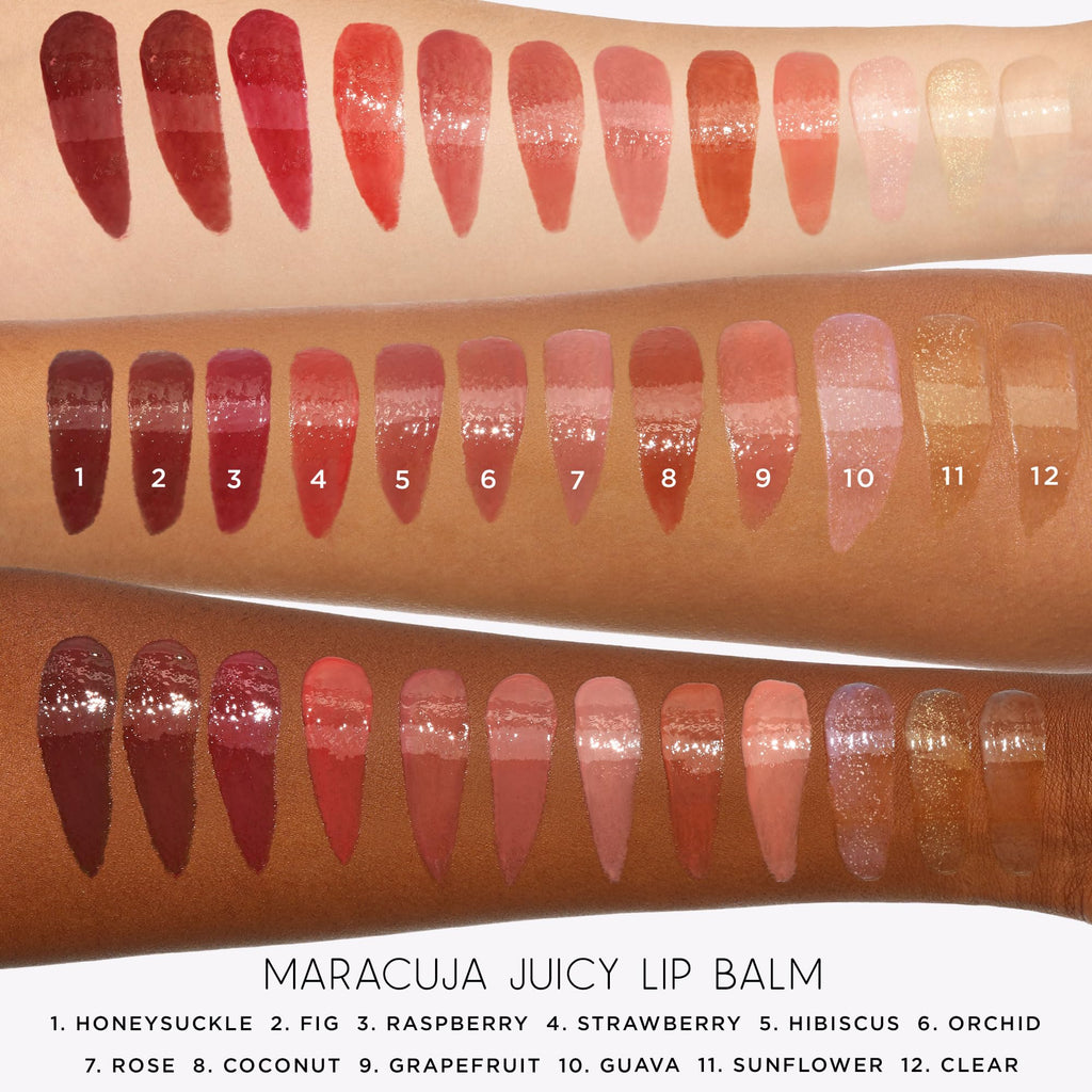 tarte maracuja juicy lip balm gloss – Viral Nourishing Lip Butter Color with High-Shine Hydration, Skincare Infused with Vitamin E, Vegan & Cruelty-Free, full size, Guava