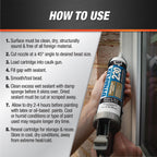 DAP Dynaflex 230 Pro Elastomeric Sealant, White WT099, 10.1 Oz (7079807102)