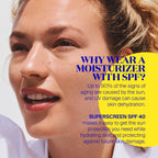 Supergoop! Superscreen - 1.7 fl oz - SPF 40 PA+++ Hydrating Daily Moisturizer Sunscreen - Protection from UV Rays + Helps Filter Pollution & Blue Light