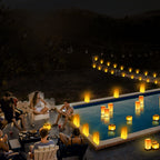 FUELYE 12Pack Floating Lanterns Square Rectangle Sets,Outdoor Lanterns Decorative with Waterproof,Floating Candles for Pool,River,Memorials,Wedding,Bar,and Parties (4Square+8Rectangular)