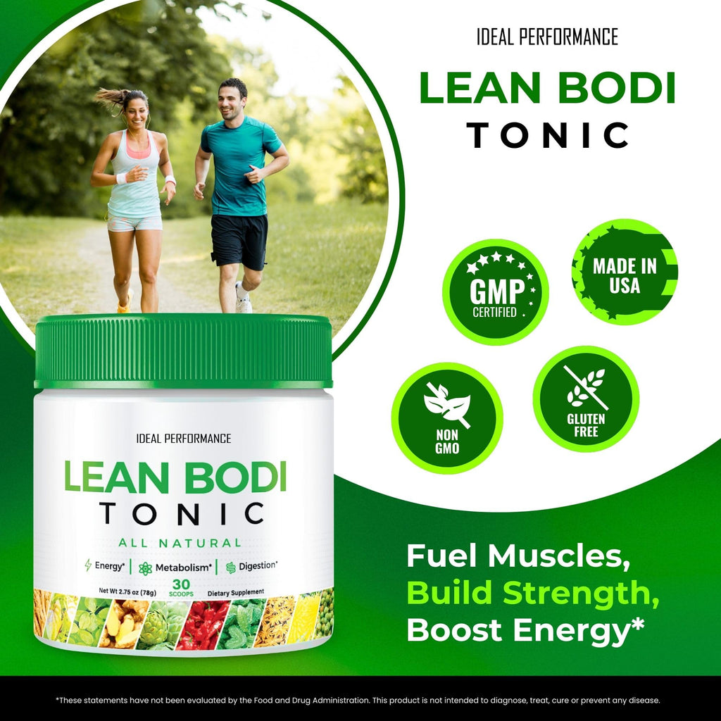Lean Bodi Tonic Powder Official Formula, LeanBodi Tonic All Natural - Maximum Strength with Vitamin B6, BCAA, LeanBodi Powder Support, Lean Bodi Advanced Formula Reviews (1 Pack)
