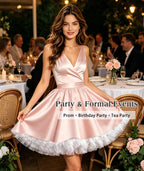 Petticoat Skirt for Women Under Dress 3-Layered Tulle Elastic Waist Tutu
