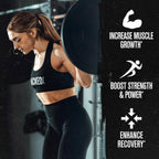 Jacked Factory Creatine Monohydrate Powder 250g - 5g Daily Creatine Supplement for Men and Women, Vegan-Friendly, Third-Party Tested - 50 Servings, Unflavored
