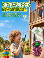 Walkie Talkies for Kids 4 Pack Rechargeable Outdoor Toys Gifts Boys Girls