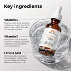 Skin Deva 20% Vitamin C Serum Anti Aging Face Serum with Hyaluronic Acid & Vitamin E – Brightening Formula for Improving Appearance of Dark Spots, Fine Lines & Wrinkles – All Skin Types, 1 fl oz