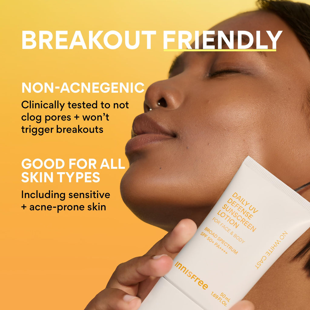 innisfree Daily UV Defense Sunscreen SPF 50+ PA++++ | Korean Face Sunscreen
