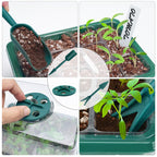 Idealife Seed Starter Tray,Plant Propagation Station with Grow Light,2 Pcs