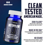 DAMN GOOD The Hodge Twins Ultra Methylene Blue Capsules - Pharmaceutical Grade Supplement - 10mg USP Grade - Vitamin C, for Brain Health, Focus, Energy