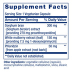 Life Extension Tri Sugar Shield®, Sorghum bran, White Mulberry, phloridzin Apple polyphenol, Three Botanical extracts Promote Healthy Glucose Metabolism, Gluten-Free, Non-GMO, Vegetarian, 60 Capsules