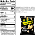 Smartfood Popcorn, White Cheddar, 0.625 Ounce (Pack of 40)