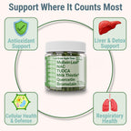 Mullein TUDCA NAC Quercetin with Bromelain Gummies, N‑Acetylcysteine N‑Acetyl‑Cysteine N‑Acetyl‑L‑Cysteine Bile Salts Milk Thistle, Mullein Leaf Drops & Lozenges Alt Supplement for Lungs 500-mg 600-mg