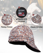 BOCOMAL Welding Cap CAT2 Flame Resistant Midweight 6 Pannel Welder Hats 7 5/8