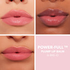 BUXOM Power-Full Plumping Lip Balm, Tinted Lip Balm Plumper, Enhancing Lip Moisturizer, Hydrating & Smoothing Peptide Lip Treatment, Cruelty-Free, Filler, Celeste, Big O
