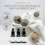 Hustle & Blush Essential Oil for Dryer Balls, 15ml Lavender Rain, Natural Laundry Fragrance, Long-Lasting Fresh Scent, Wool Dryer Balls Ideal for Diffusers, Candle Making, Multi-Use for Home & DIY