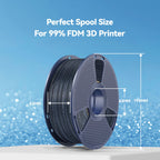 SUNLU Shiny Sparkle PLA Filament 1.75mm, Twinkling Blue