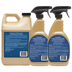 Granite Gold Quartz Cleaner Spray for Caesarstone, Cambria, Silestone and All Other Quartz Countertop Surfaces, 64 Fluid Ounces and 2 x 24 Fluid Ounces