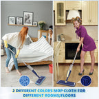 Spray Wet Mops for Floor Cleaning: Hardwood Floor Mop 2 Bottles Refillable
