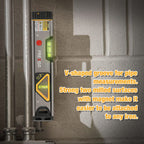 PREXISO 2-in-1 Laser Level 12 in Spirit Level with Light, 100Ft Alignment Point & 30Ft Leveling Line, Magnetic Laser Leveler Tool for Construction Picture Hanging Wall Writing Painting Home Renovation