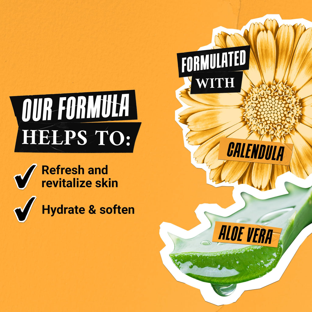 Kiehl's Calendula Petal Infused Calming Mask, Hydrating & Soothing Gel Face Mask for All Skin Types, Refreshes Dry Skin, with Calendula & Aloe Vera, Paraben-free, Fragrance-free - 0.95 fl oz