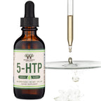 5HTP Liquid Drops - More Absorbable and Effective Than 5 HTP Capsules (60 Servings of 50mg 99%+ 5-HTP) Serotonin Supplement for Mood, Sleep, and Relaxation by Double Wood (Pack of 2)