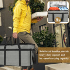 2 Pack Insulated Food Delivery Bag, XXXL Catering Bag for Keep Food Warming