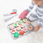 Melissa & Doug Slice & Bake Christmas Wooden Cookie Play Set