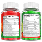 Super Greens Gummies, Daily Green Superfood Supplement w/Spirulina, Chlorella, Mushrooms, Probiotics, Multivitamins, 50+ Super Greens & Veggies Gummies to Boost Immunity, Energy & Gut Health, 120cts