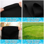 VICAMB 9.7 x 6.7ft Rectangular Pool Liner Pad for Above Ground Swimming Pools,220g/㎡ Heavy Duty Pool Ground Mat Under Pool Pad,Pools Bottom Liner Protector to Prevent Puncture and Extend Liner Life