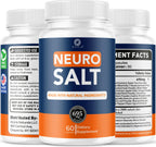 Neuro Salt Capsules - Official NeuroSalt Pills Advanced Premium Formula Support Maximum Strength, All Natural Ingredients Vitamins for Overall Health & Wellness, 60 Capsules for 1 Month